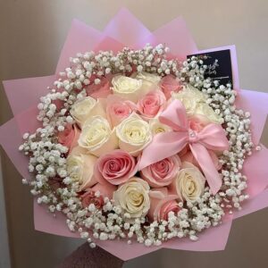 Pinkand White Floral Bouquet